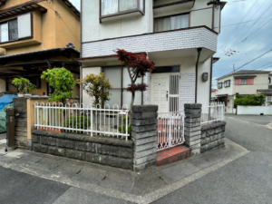玄関の門回りをリニューアル